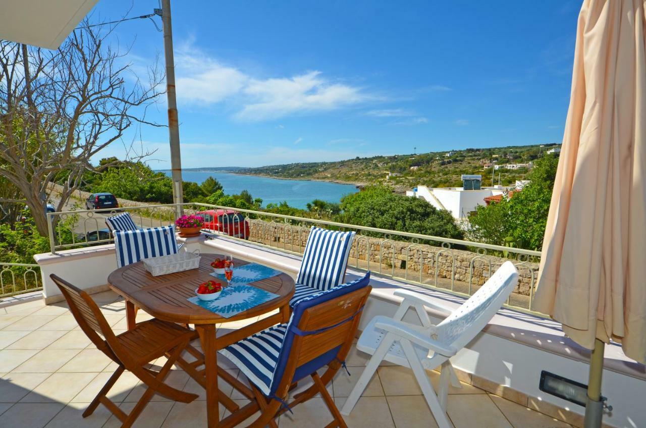 Villa Casa Baia Tramonto Patù Exterior foto